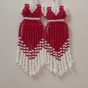 Red Dress Earrings